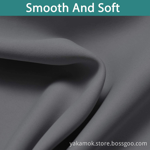 Grey Full Shading Curtain for Patio Door